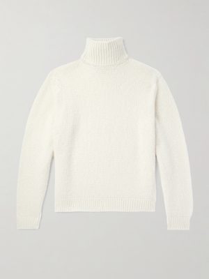 Corno Bianco Cashmere Rollneck Sweater