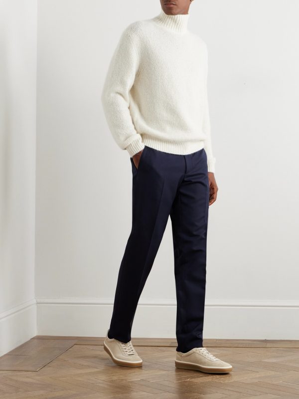 Corno Bianco Cashmere Rollneck Sweater - OU