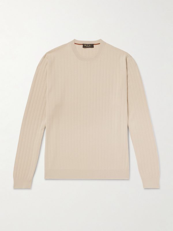 Riva Valdobbia Ribbed Virgin Wool Sweater Riva Valdobbia Ribbed Virgin Wool Sweater