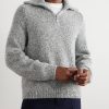 Alpe Meggiana Cashmere Half-Zip Sweater - FR