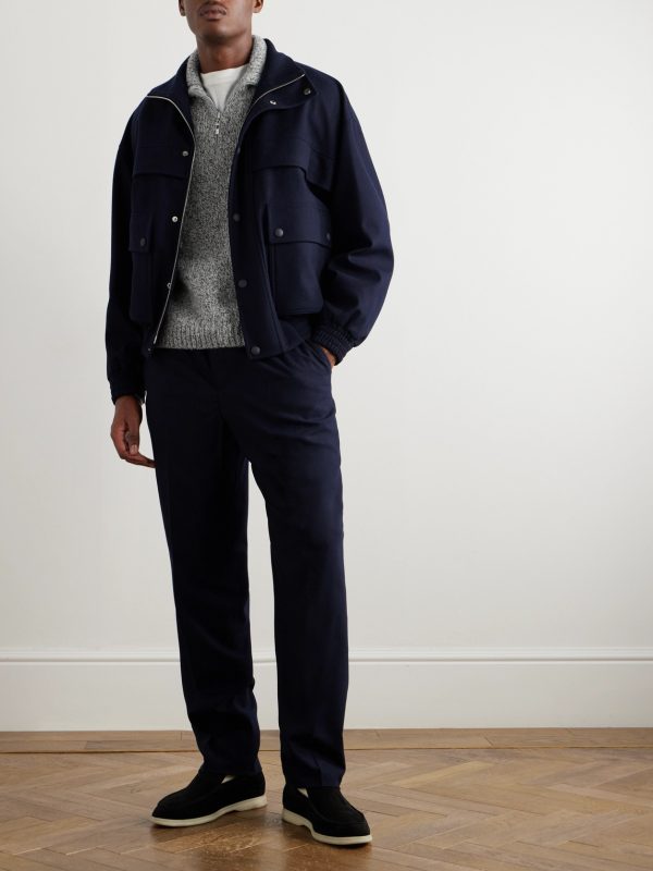 Alpe Meggiana Cashmere Half-Zip Sweater - OU