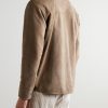 Kim Suede Overshirt - BK Kim Suede Overshirt - BK