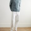 Cable-Knit Cashmere Polo Sweater - OU Cable-Knit Cashmere Polo Sweater - OU