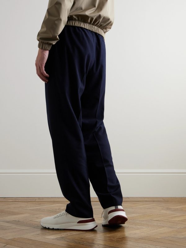 Gaspard Tapered Virgin Wool and Cashmere-Blend Trousers - BK Gaspard Tapered Virgin Wool and Cashmere-Blend Trousers - BK