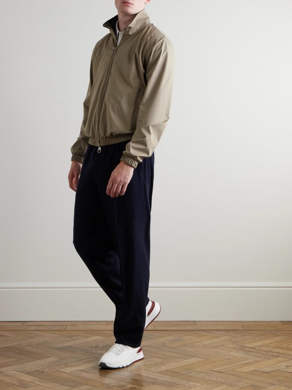 Gaspard Tapered Virgin Wool and Cashmere-Blend Trousers - OU Gaspard Tapered Virgin Wool and Cashmere-Blend Trousers - OU