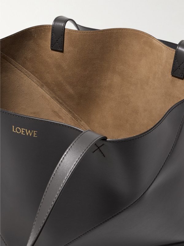Puzzle Fold XL Panelled Leather Tote Bag - E1 Puzzle Fold XL Panelled Leather Tote Bag - E1