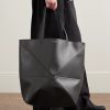 Puzzle Fold XL Panelled Leather Tote Bag - OU Puzzle Fold XL Panelled Leather Tote Bag - OU