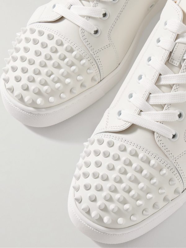 Louis Junior Spikes Cap-Toe Leather Sneakers - CU Louis Junior Spikes Cap-Toe Leather Sneakers - CU