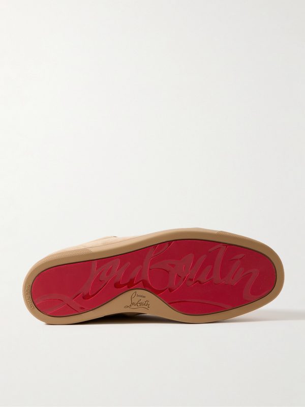 Louis Junior Grosgrain-Trimmed Suede Sneakers - E1 Louis Junior Grosgrain-Trimmed Suede Sneakers - E1