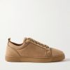 Louis Junior Grosgrain-Trimmed Suede Sneakers Louis Junior Grosgrain-Trimmed Suede Sneakers