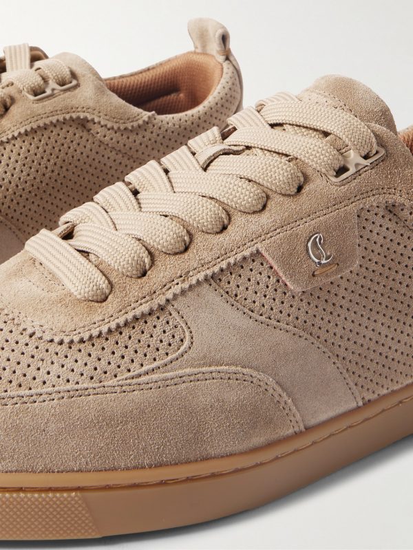 Tutti Rui Perforated Suede Sneakers - CU
