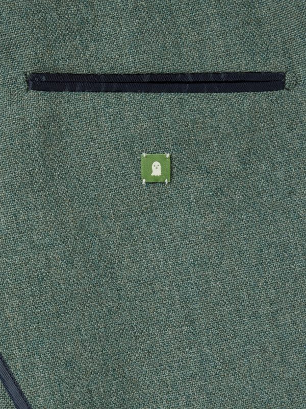 Ghost Slim-Fit Unstructured Wool Suit Jacket - E1 Ghost Slim-Fit Unstructured Wool Suit Jacket - E1