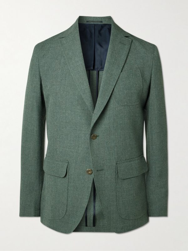 Ghost Slim-Fit Unstructured Wool Suit Jacket Ghost Slim-Fit Unstructured Wool Suit Jacket