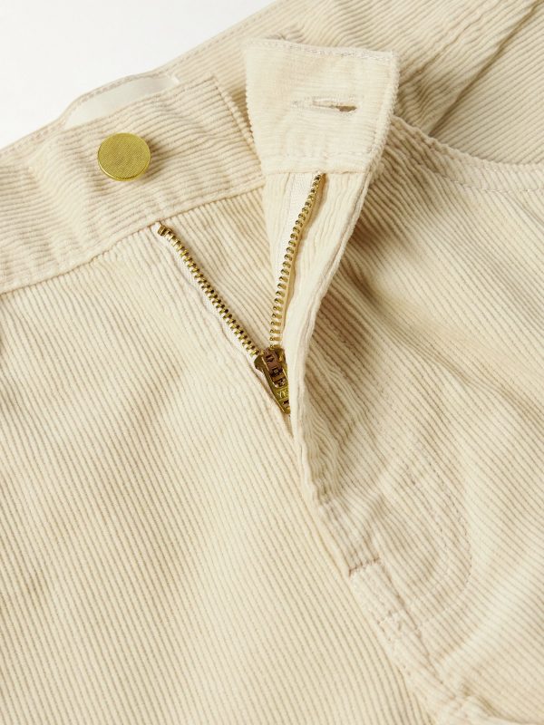 Slim-Fit Straight-Leg Garment-Dyed Cotton-Corduroy Trousers - E1 Slim-Fit Straight-Leg Garment-Dyed Cotton-Corduroy Trousers - E1