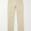 Slim-Fit Straight-Leg Garment-Dyed Cotton-Corduroy Trousers Slim-Fit Straight-Leg Garment-Dyed Cotton-Corduroy Trousers
