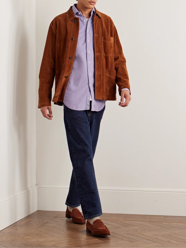 Garment-Dyed Cotton-Corduroy Shirt - OU Garment-Dyed Cotton-Corduroy Shirt - OU