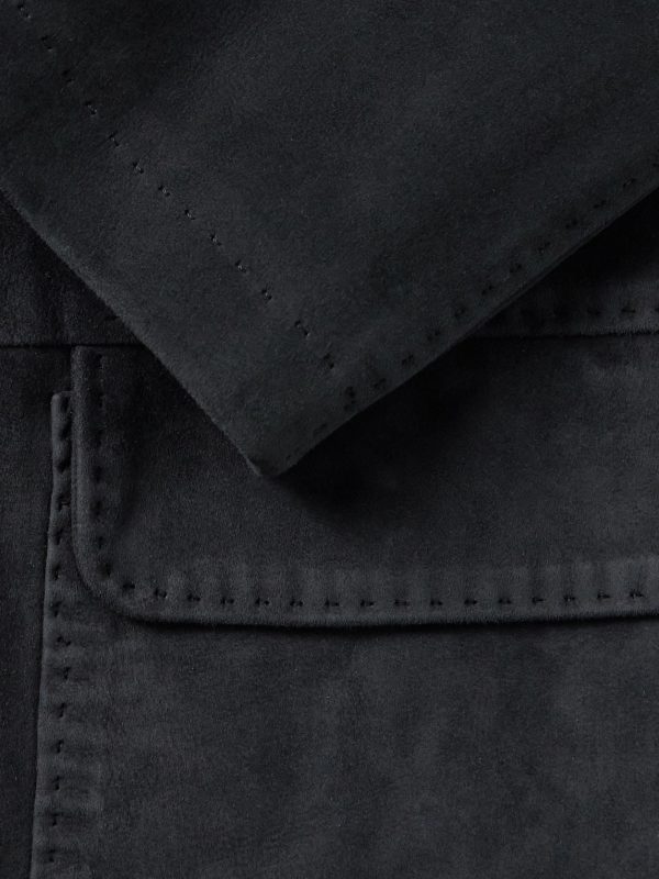 Butcher Unstructured Suede Blazer - CU