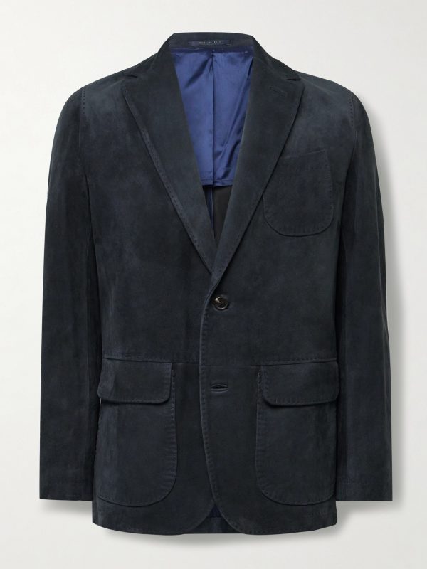 Butcher Unstructured Suede Blazer