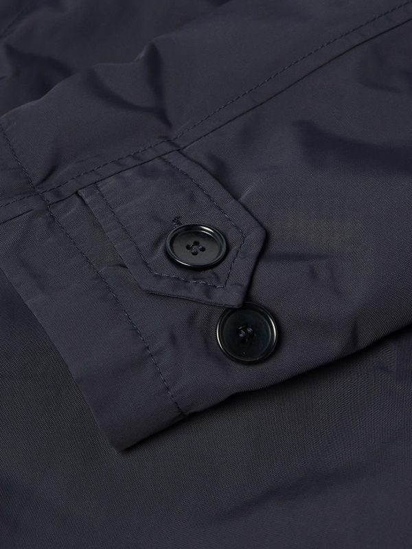 Traveler's Padded Nylon Trench Coat - E1