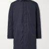 Traveler's Padded Nylon Trench Coat