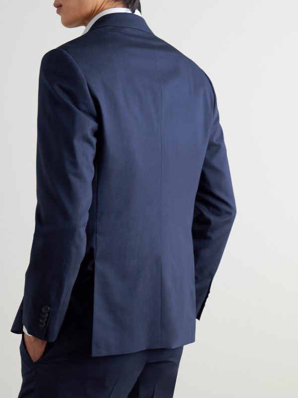 Regular-Fit Wool-Blend Suit Jacket - BK Regular-Fit Wool-Blend Suit Jacket - BK
