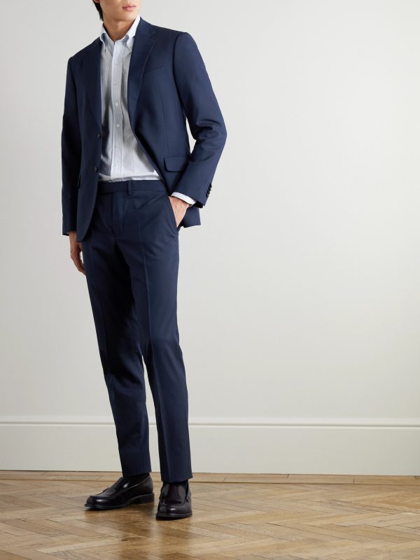 Regular-Fit Wool-Blend Suit Jacket - OU Regular-Fit Wool-Blend Suit Jacket - OU