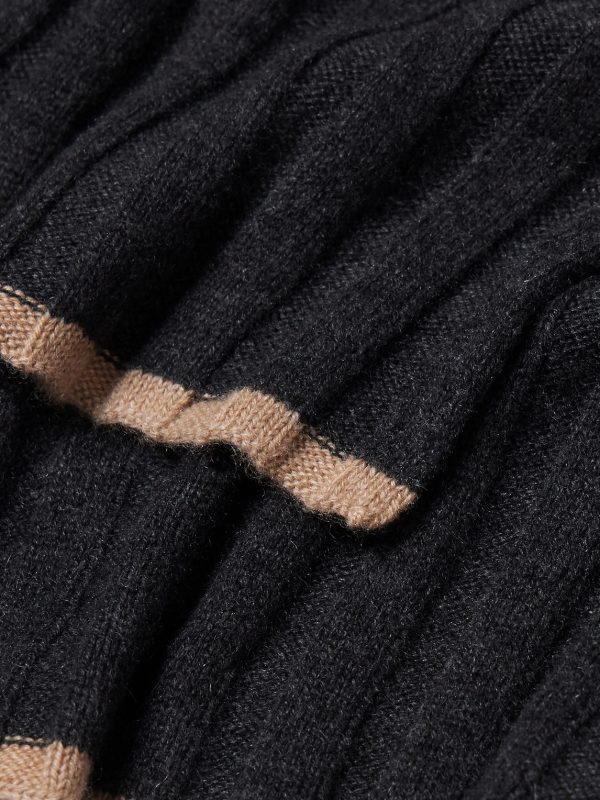 Ribbed Cashmere Scarf - CU