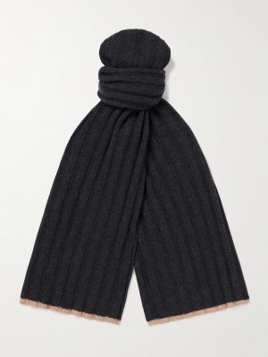 Ribbed Cashmere Scarf Ribbed Cashmere Scarf