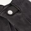 Leather-Trimmed Suede Gloves - CU Leather-Trimmed Suede Gloves - CU