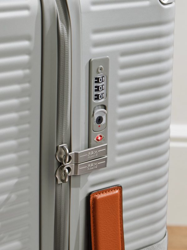 Bank Zip Deluxe 68cm Leather-Trimmed Polycarbonate Spinner Suitcase - CU Bank Zip Deluxe 68cm Leather-Trimmed Polycarbonate Spinner Suitcase - CU