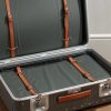 Bank Spinner 76cm Leather-Trimmed Aluminium Suitcase - E1 Bank Spinner 76cm Leather-Trimmed Aluminium Suitcase - E1
