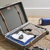 Bank Spinner 76cm Leather-Trimmed Aluminium Suitcase - OU Bank Spinner 76cm Leather-Trimmed Aluminium Suitcase - OU