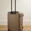 Bank Light 68cm Leather-Trimmed Makrolon® Polycarbonate Spinner Suitcase - BK
