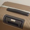 Bank Light 68cm Leather-Trimmed Makrolon® Polycarbonate Spinner Suitcase - CU