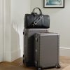Bank Spinner 68cm Leather-Trimmed Aluminium Suitcase - OU Bank Spinner 68cm Leather-Trimmed Aluminium Suitcase - OU