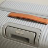 Bank Zip Deluxe 76cm Leather-Trimmed Polycarbonate Spinner Suitcase - CU