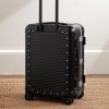Bank Spinner 55cm Rubber-Trimmed Aluminium Suitcase - BK Bank Spinner 55cm Rubber-Trimmed Aluminium Suitcase - BK