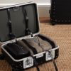 Bank Spinner 55cm Rubber-Trimmed Aluminium Suitcase - E1 Bank Spinner 55cm Rubber-Trimmed Aluminium Suitcase - E1