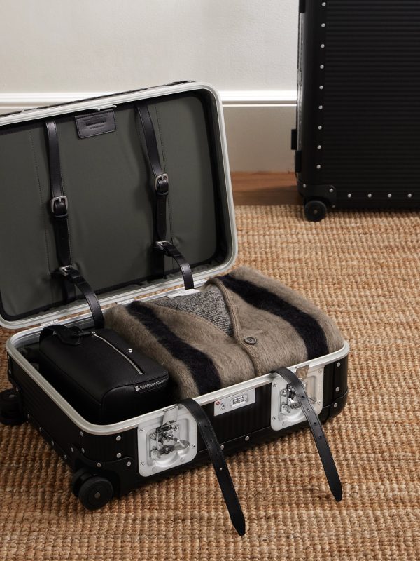 Bank Spinner 55cm Rubber-Trimmed Aluminium Suitcase - E1 Bank Spinner 55cm Rubber-Trimmed Aluminium Suitcase - E1