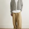 Cotton and Cashmere-Blend Cardigan - OU Cotton and Cashmere-Blend Cardigan - OU