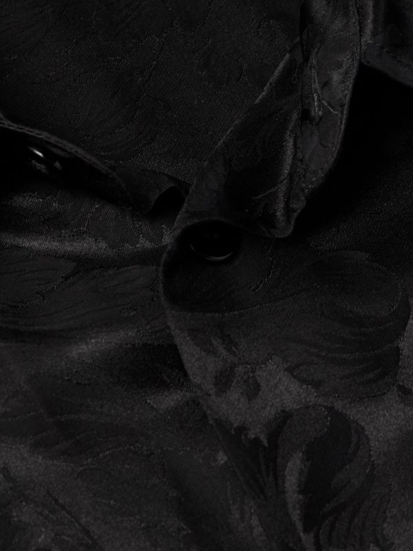 Baroque Satin-Jacquard Shirt - CU Baroque Satin-Jacquard Shirt - CU