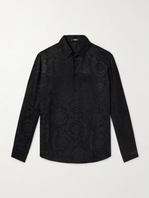 Baroque Satin-Jacquard Shirt Baroque Satin-Jacquard Shirt