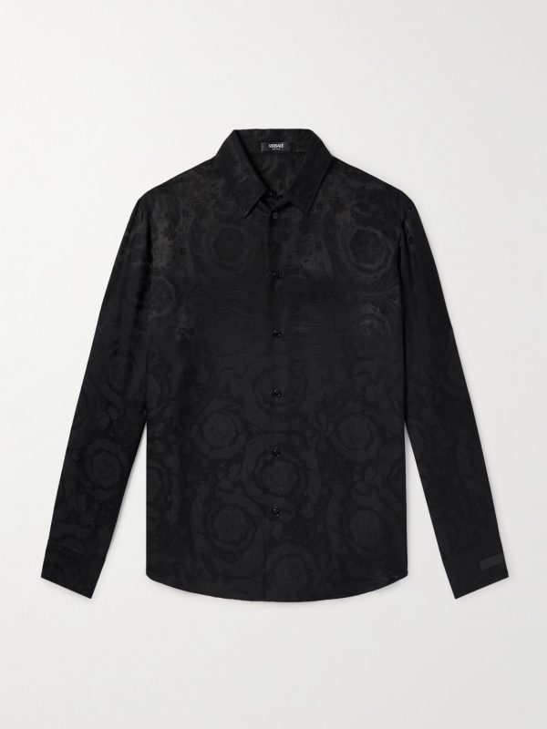 Baroque Satin-Jacquard Shirt Baroque Satin-Jacquard Shirt