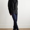 Baroque Satin-Jacquard Shirt - OU Baroque Satin-Jacquard Shirt - OU