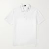 Medusa Embroidered Cotton-Piqué Polo Shirt Medusa Embroidered Cotton-Piqué Polo Shirt