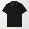 Medusa Embroidered Cotton-Piqué Polo Shirt Medusa Embroidered Cotton-Piqué Polo Shirt