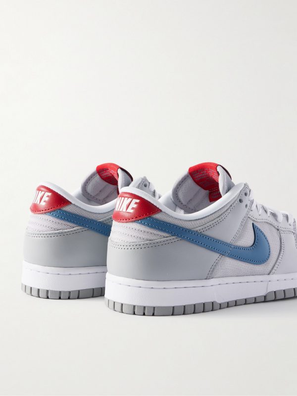 Dunk Low Mesh and Leather Sneakers - BK Dunk Low Mesh and Leather Sneakers - BK