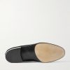 Bill Grosgrain and Leather-Trimmed Velvet Loafers - E1
