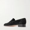 James Suede Penny Loafers - BK