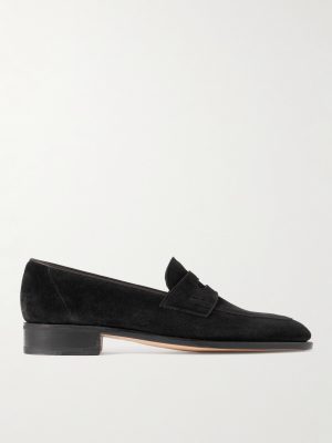 James Suede Penny Loafers James Suede Penny Loafers